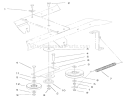 Hydro Drive Components Assembly Diagram and Parts List for 72051 220000001-220999999 - 2002 Toro Lawn Tractor