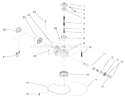 Hydrostatic Transmission No. 104-2465 Cylinder Block Assembly Diagram and Parts List for 72051 220000001-220999999 - 2002 Toro Lawn Tractor