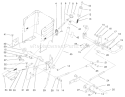 Lift Lever Arm And Hoc Assembly Diagram and Parts List for 72051 220000001-220999999 - 2002 Toro Lawn Tractor