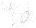 Rear Wheels Assembly Diagram and Parts List for 72051 220000001-220999999 - 2002 Toro Lawn Tractor