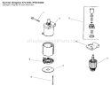 Starting System Assembly Diagram and Parts List for 72051 220000001-220999999 - 2002 Toro Lawn Tractor