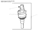 Crankshaft Assembly Diagram and Parts List for 72051 220000001-220999999 - 2002 Toro Lawn Tractor