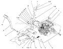 Hydro Brake Diagram and Parts List for 72064 6900001-6999999 - 1996 Toro Lawn Tractor