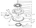 Ignition/ Electrical Diagram and Parts List for 72064 6900001-6999999 - 1996 Toro Lawn Tractor