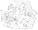 Lift Lever and Height Of Cut Diagram and Parts List for 72064 6900001-6999999 - 1996 Toro Lawn Tractor