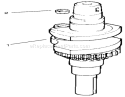 Crankshaft Diagram and Parts List for 72046 7900001-7999999 - 1997 Toro Lawn Tractor