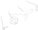 Exhaust Diagram and Parts List for 72046 7900001-7999999 - 1997 Toro Lawn Tractor