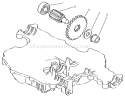 Final Pinion Diagram and Parts List for 72046 7900001-7999999 - 1997 Toro Lawn Tractor