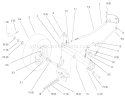 Front Axle Diagram and Parts List for 72046 7900001-7999999 - 1997 Toro Lawn Tractor