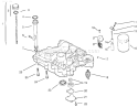 Oil Pan/lubrication Diagram and Parts List for 72046 7900001-7999999 - 1997 Toro Lawn Tractor