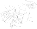 Steering Wheel And Tilt Diagram and Parts List for 72046 7900001-7999999 - 1997 Toro Lawn Tractor