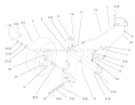 Front Axle Diagram and Parts List for 72064 8900001-8900599 - 1998 Toro Lawn Tractor