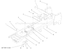Frame Assembly Diagram and Parts List for 72070 9900001-9999999 - 1999 Toro Lawn Tractor