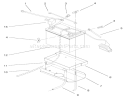 Battery Assembly Diagram and Parts List for 72070 9900001-9999999 - 1999 Toro Lawn Tractor