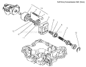 Motor Shaft Diagram and Parts List for 72070 9900001-9999999 - 1999 Toro Lawn Tractor