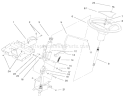 Steering Wheel & Tilt Assembly Diagram and Parts List for 72070 9900001-9999999 - 1999 Toro Lawn Tractor