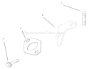 Exhaust Diagram and Parts List for 72071 200000001-200999999 - 2000 Toro Lawn Tractor