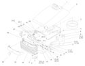Hood & Grill Assembly Diagram and Parts List for 72071 200000001-200999999 - 2000 Toro Lawn Tractor