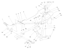 Part Location Diagram of 100-6062-03 Toro Pedal Assembly