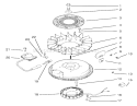 Ignition/ Electrical Diagram and Parts List for 72071 200000001-200999999 - 2000 Toro Lawn Tractor