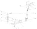 Lower Steering Assembly Diagram and Parts List for 72071 200000001-200999999 - 2000 Toro Lawn Tractor