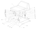 Seat Assembly Diagram and Parts List for 72071 200000001-200999999 - 2000 Toro Lawn Tractor
