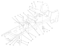 Frame Assembly Diagram and Parts List for 72052 220000001-220999999 - 2002 Toro Lawn Tractor
