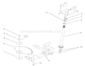 Lower Steering Assembly Diagram and Parts List for 72052 220000001-220999999 - 2002 Toro Lawn Tractor