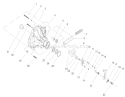 Brake Assembly Diagram and Parts List for 72052 220000001-220999999 - 2002 Toro Lawn Tractor