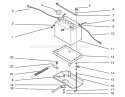 Battery Assembly Diagram and Parts List for 72081 3900001-3999999 - 1993 Toro Lawn Tractor