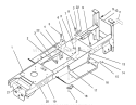 Main Frame Assembly Diagram and Parts List for 72081 3900001-3999999 - 1993 Toro Lawn Tractor
