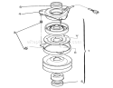 Clutch Assembly 92-1686 Diagram and Parts List for 72081 3900001-3999999 - 1993 Toro Lawn Tractor