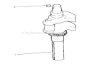 Crankshaft Kohler Engine Cv16s-Ps61514 Diagram and Parts List for 72084 6900001-6999999 - 1996 Toro Lawn Tractor
