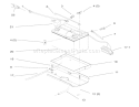 Battery Diagram and Parts List for 72084 6900001-6999999 - 1996 Toro Lawn Tractor