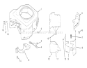 Blower Housing & Baffles Kohler Engine Cv16s-Ps61514 Diagram and Parts List for 72084 6900001-6999999 - 1996 Toro Lawn Tractor