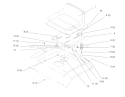 Seat Diagram and Parts List for 72084 6900001-6999999 - 1996 Toro Lawn Tractor