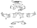 Page J Diagram and Parts List for 72101 3900001-3999999 - 1993 Toro Lawn Tractor