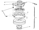 Clutch Assembly 92-1686 Diagram and Parts List for 72101 3900001-3999999 - 1993 Toro Lawn Tractor