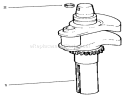 Crankshaft Diagram and Parts List for 72102 6900001-6999999 - 1996 Toro Lawn Tractor