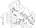 Engine Controls Diagram and Parts List for 72102 6900001-6999999 - 1996 Toro Lawn Tractor