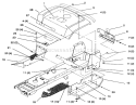 Fender And Footrest Diagram and Parts List for 72102 6900001-6999999 - 1996 Toro Lawn Tractor