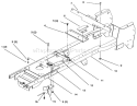 Frame Diagram and Parts List for 72102 6900001-6999999 - 1996 Toro Lawn Tractor