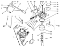 Fuel System Diagram and Parts List for 72102 6900001-6999999 - 1996 Toro Lawn Tractor