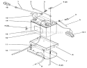 Battery Diagram and Parts List for 72102 6900001-6999999 - 1996 Toro Lawn Tractor