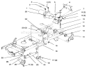 Power Lift Diagram and Parts List for 72102 6900001-6999999 - 1996 Toro Lawn Tractor