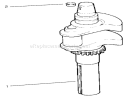 Crankshaft Diagram and Parts List for 72102 7900001-7999999 - 1997 Toro Lawn Tractor
