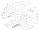 Fender and Footrest Diagram and Parts List for 72102 7900001-7999999 - 1997 Toro Lawn Tractor