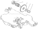 Final Pinion Diagram and Parts List for 72102 7900001-7999999 - 1997 Toro Lawn Tractor