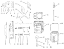 Head/ Valve/ Breather Diagram and Parts List for 72102 7900001-7999999 - 1997 Toro Lawn Tractor