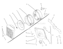 Air Intake / Filtration Diagram and Parts List for 72102 8900001-8900399 - 1998 Toro Lawn Tractor